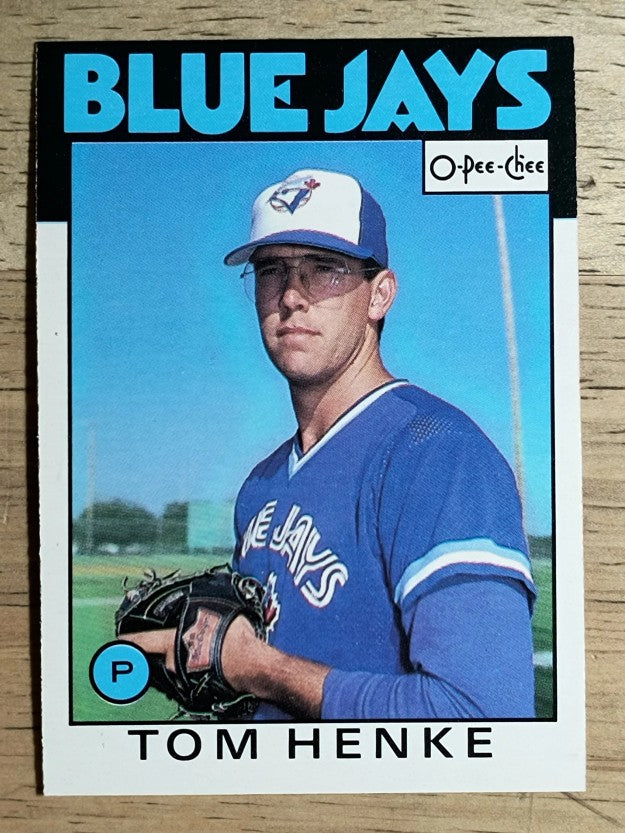 1986 O-Pee-Chee #333 Tom Henke