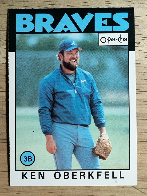 1986 O-Pee-Chee #334 Ken Oberkfell