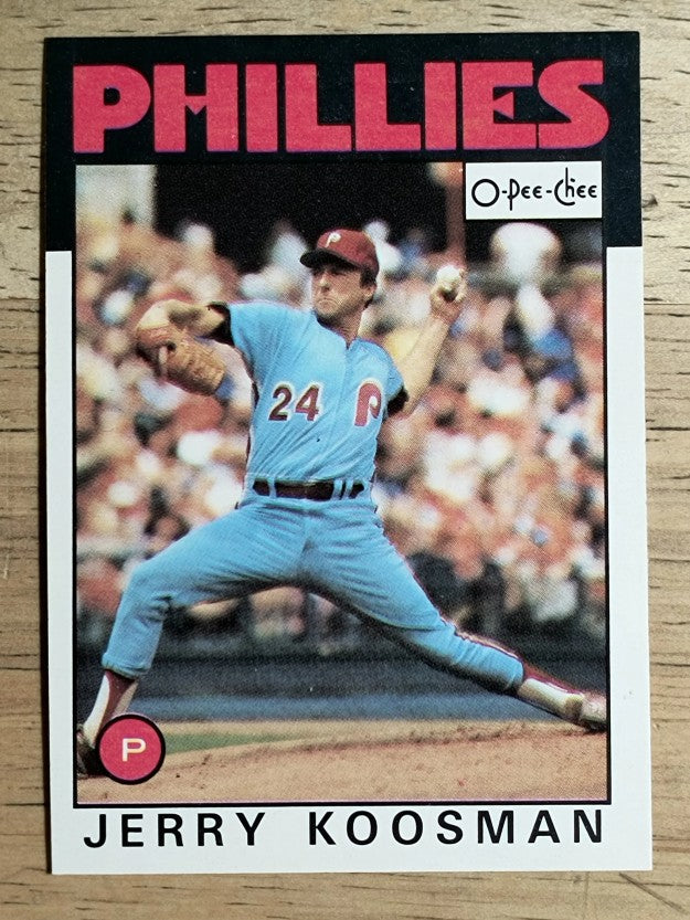 1986 O-Pee-Chee #343 Jerry Koosman