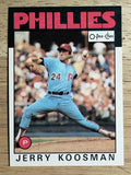 1986 O-Pee-Chee #343 Jerry Koosman