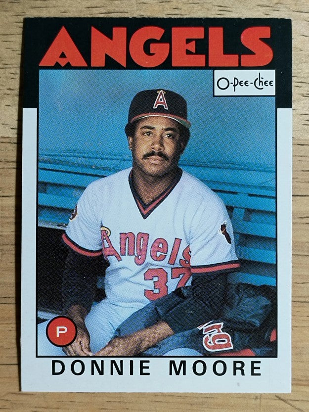1986 O-Pee-Chee #345 Donnie Moore