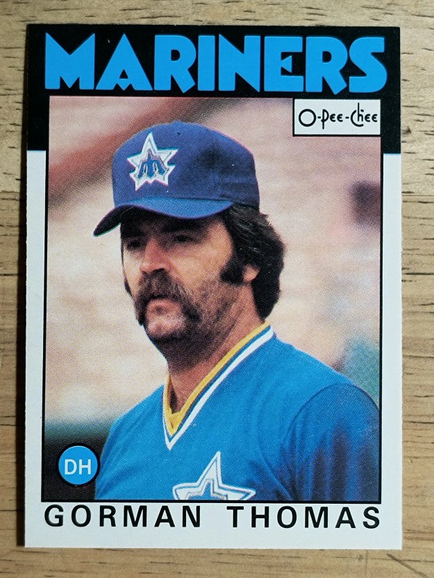 1986 O-Pee-Chee #347 Gorman Thomas