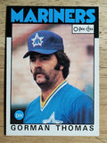 1986 O-Pee-Chee #347 Gorman Thomas