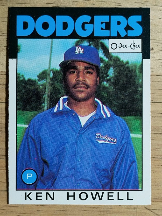 1986 O-Pee-Chee #349 Ken Howell