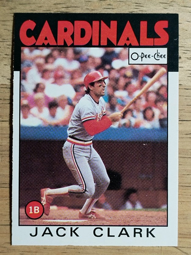 1986 O-Pee-Chee #350 Jack Clark