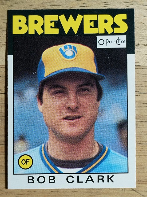 1986 O-Pee-Chee #352 Bob Clark