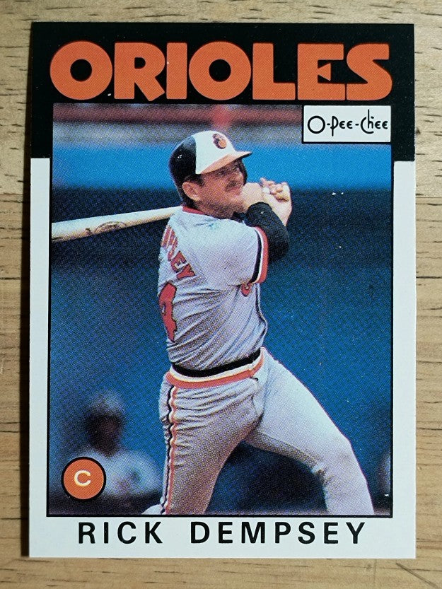 1986 O-Pee-Chee #358 Rick Dempsey
