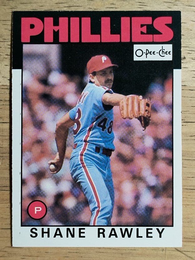 1986 O-Pee-Chee #361 Shane Rawley