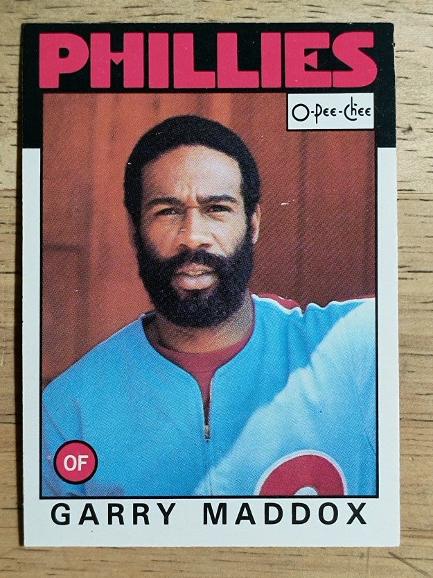 1986 O-Pee-Chee #362 Garry Maddox