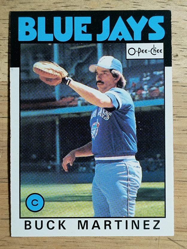 1986 O-Pee-Chee #363 Buck Martinez