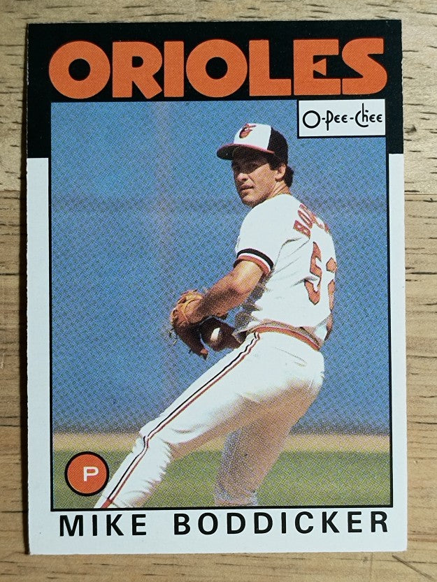 1986 O-Pee-Chee #367 Mike Boddicker