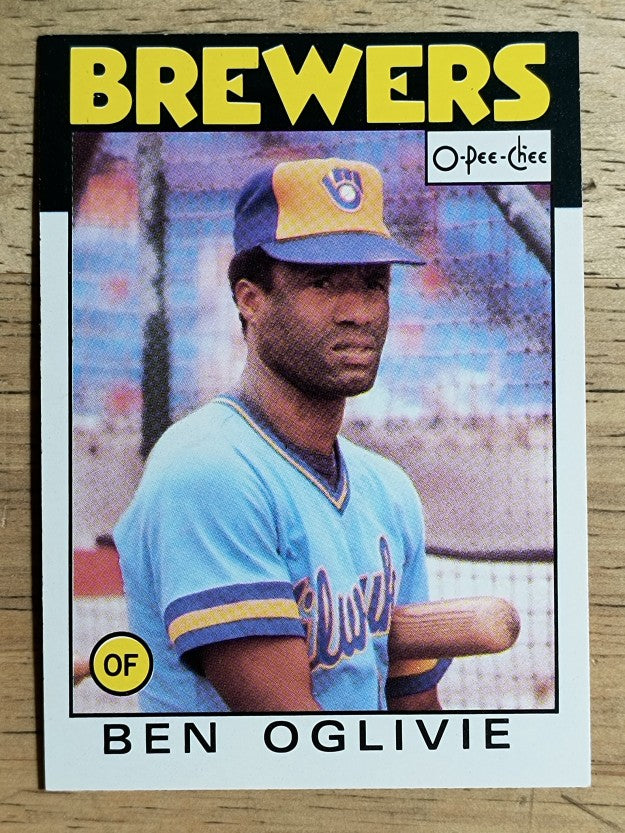 1986 O-Pee-Chee #372 Ben Oglivie
