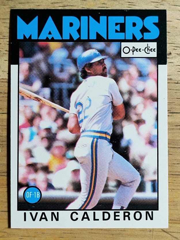 1986 O-Pee-Chee #382 Ivan Calderon RC
