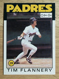 1986 O-Pee-Chee #387 Tim Flannery