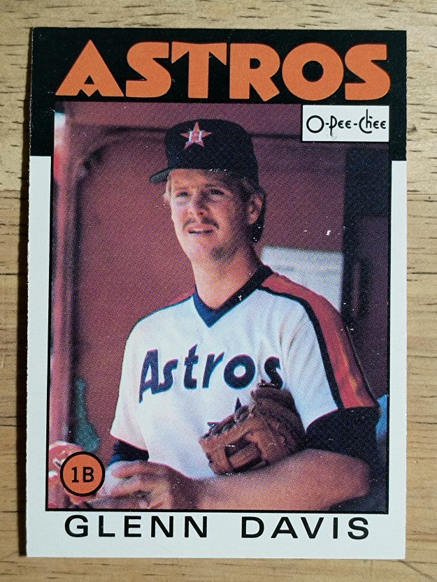 1986 O-Pee-Chee #389 Glenn Davis