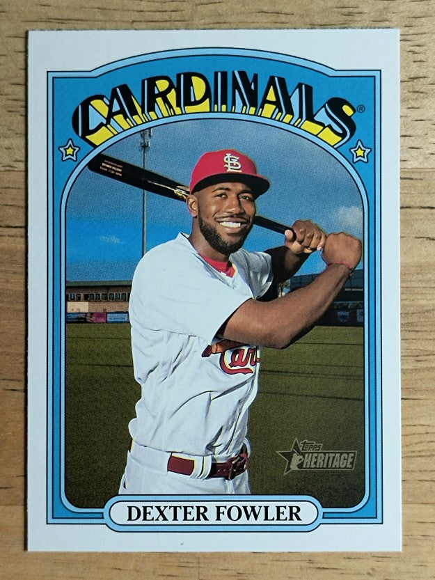 2021 Topps Heritage #161 Dexter Fowler