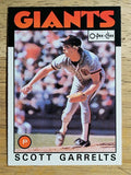 1986 O-Pee-Chee #395 Scott Garrelts