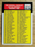 1986 O-Pee-Chee #396 Checklist 265-396