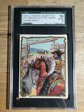 1909 Hassan Cowboy Series T53 #15 Driving Out the Horse Herd (SGC 4 VGEX)