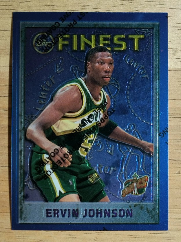 1995-96 Finest #18 Ervin Johnson