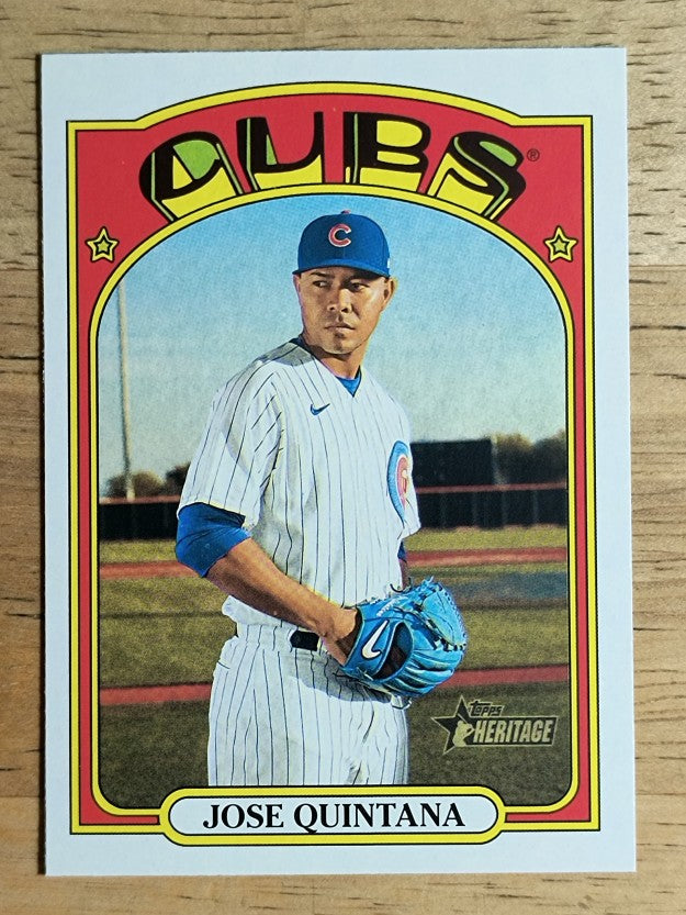 2021 Topps Heritage #196 Jose Quintana