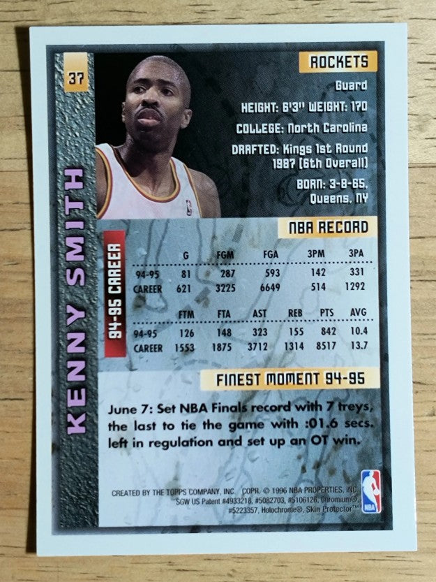 1995-96 Finest #37 Kenny Smith