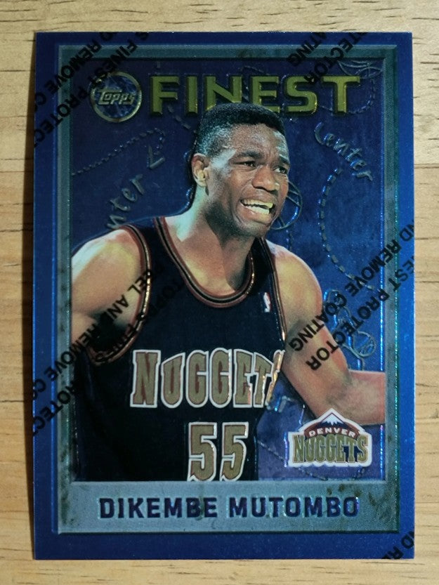 1995-96 Finest #55 Dikembe Mutombo