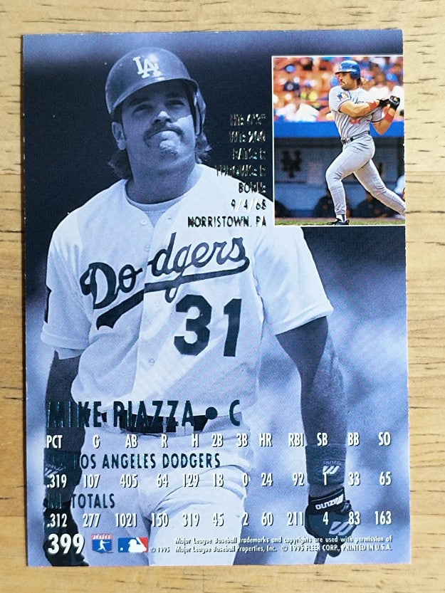 1995 Ultra #399 Mike Piazza