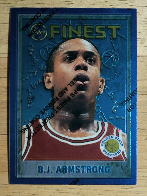 1995-96 Finest #81 B.J. Armstrong