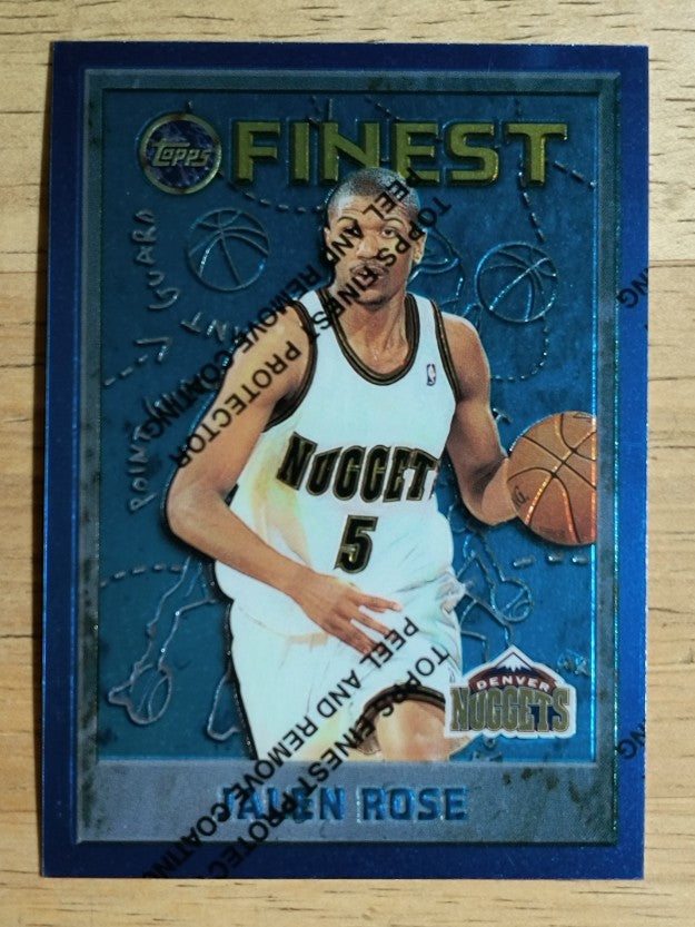 1995-96 Finest #85 Jalen Rose