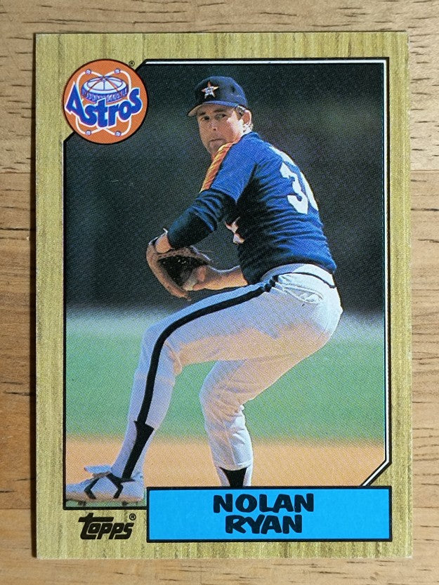 1987 Topps #757 Nolan Ryan