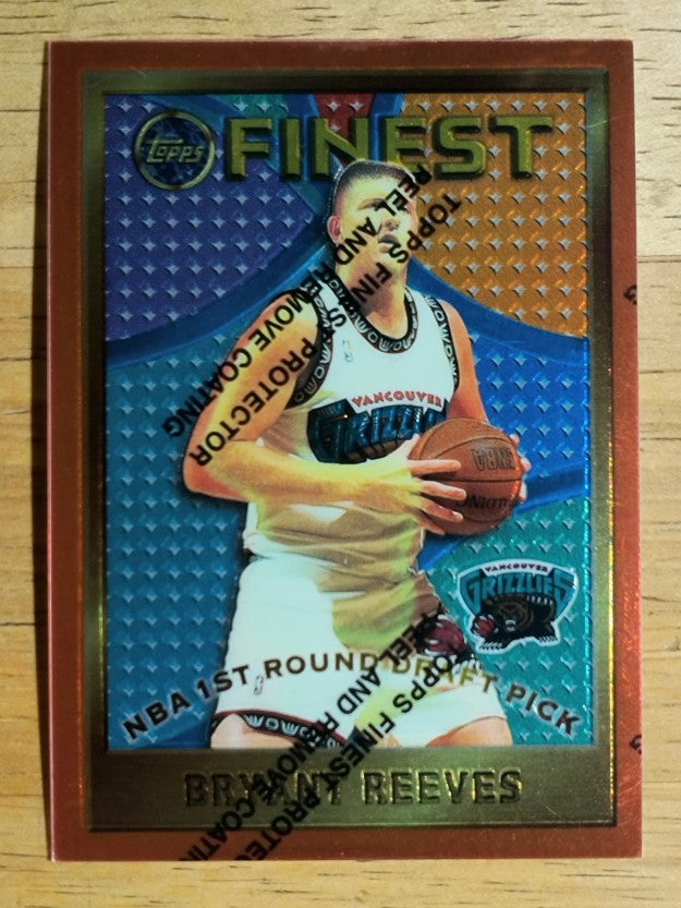 1995-96 Finest #116 Bryant Reeves RC
