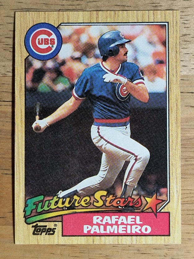1987 Topps #634 Rafael Palmeiro RC