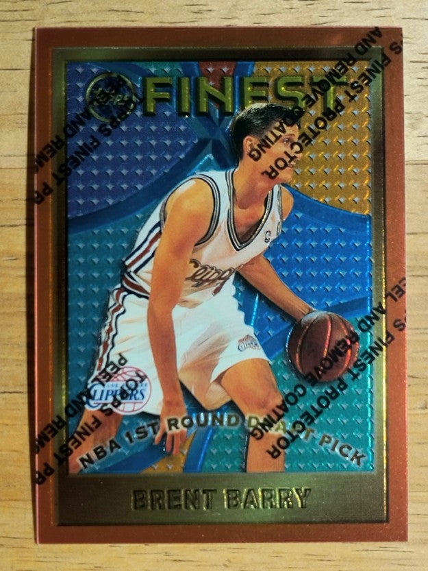 1995-96 Finest #125 Brent Barry RC