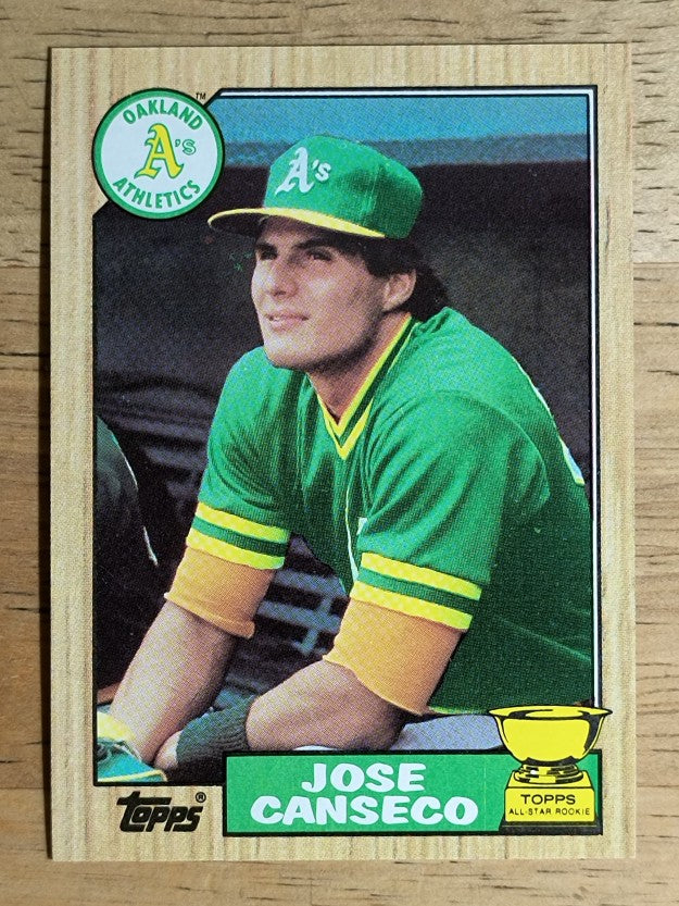 1987 Topps #620 Jose Canseco