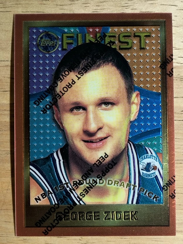 1995-96 Finest #132 George Zidek RC