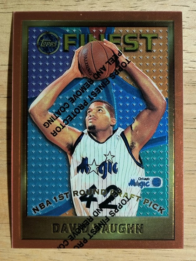 1995-96 Finest #135 David Vaughn RC