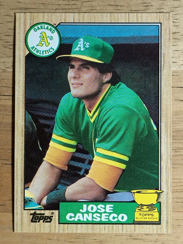 1987 Topps #620 Jose Canseco