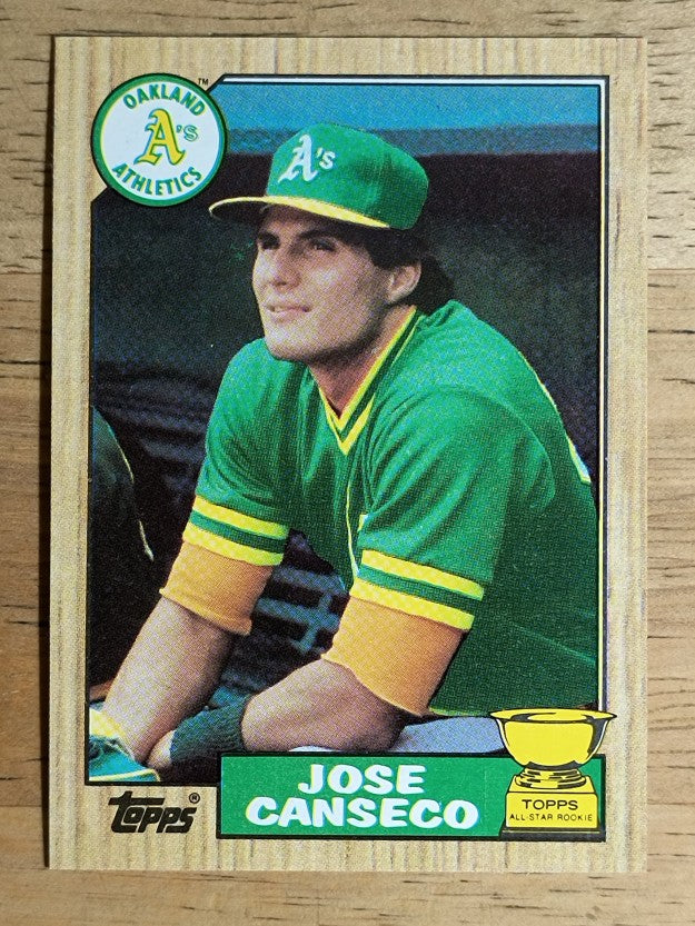 1987 Topps #620 Jose Canseco