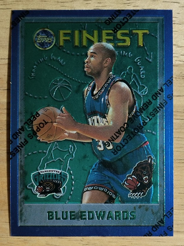 1995-96 Finest #158 Blue Edwards