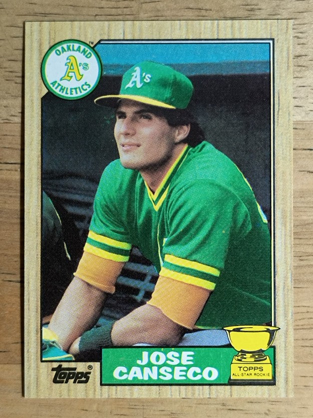 1987 Topps #620 Jose Canseco