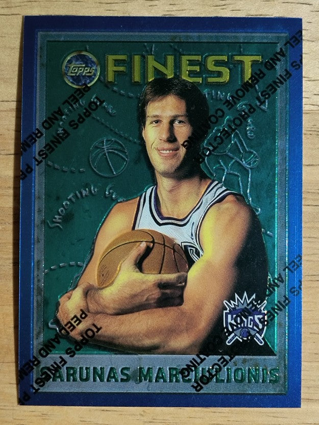 1995-96 Finest #173 Sarunas Marciulionis