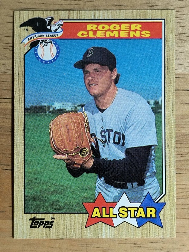 1987 Topps #614 Roger Clemens AS