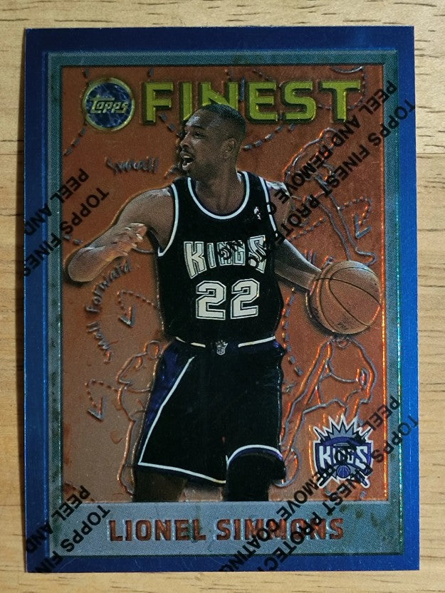 1995-96 Finest #203 Lionel Simmons
