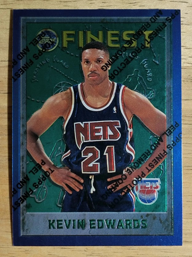 1995-96 Finest #205 Kevin Edwards