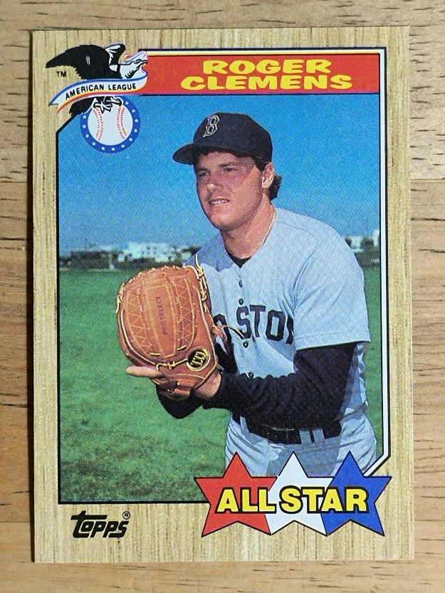 1987 Topps #614 Roger Clemens AS