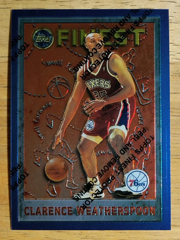 1995-96 Finest #221 Clarence Weatherspoon