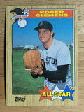 1987 Topps #614 Roger Clemens AS