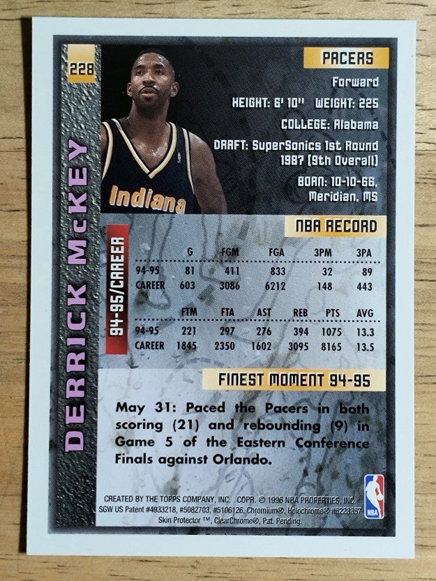 1995-96 Finest #228 Derrick McKey