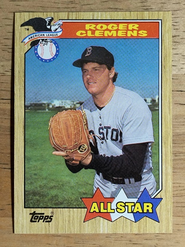 1987 Topps #614 Roger Clemens AS